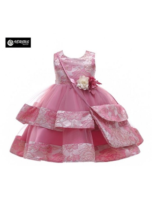 Vestito Bambina Cerimonia Feste Damigella Compleanno Party Girl Dress CDR119